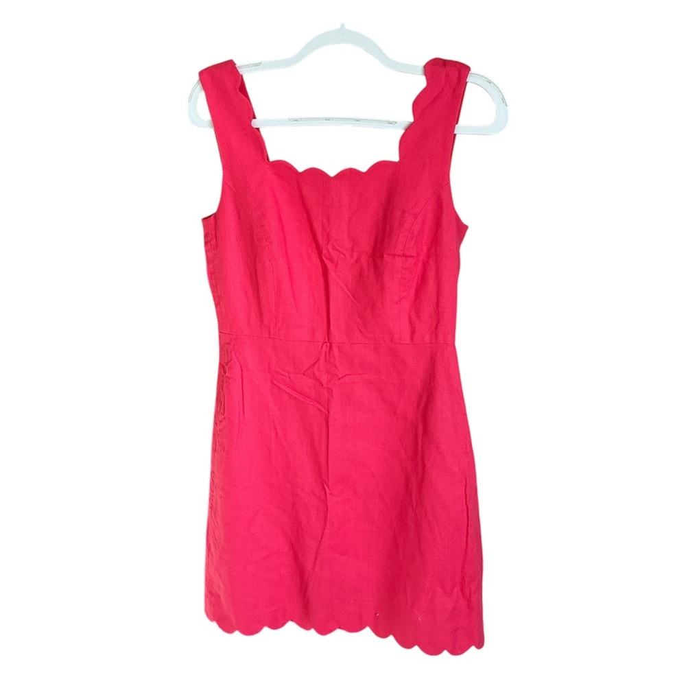 Scalloped Pink Dress